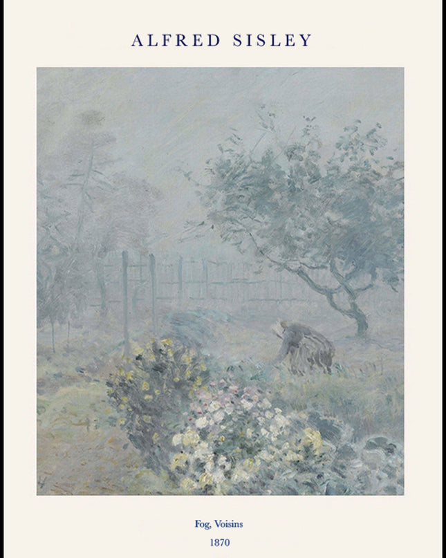 Alfred Sisley Poster - Fog Voisins Poster