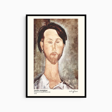 Amedeo Modigliani- Portrait of Léopold Zborowski Poster