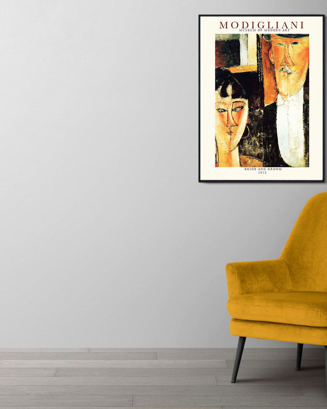 Amedeo Modigliani - Bride and Groom Poster