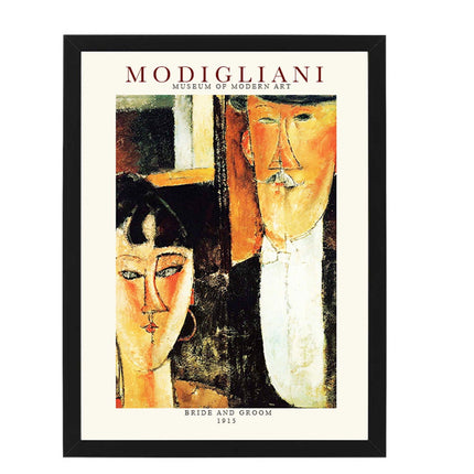Amedeo Modigliani - Bride and Groom Poster
