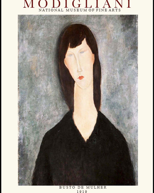 Amedeo Modigliani - Busto de Mulher Poster