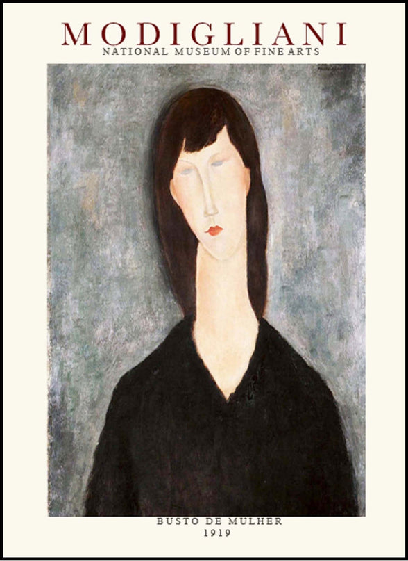 Amedeo Modigliani - Busto de Mulher Poster