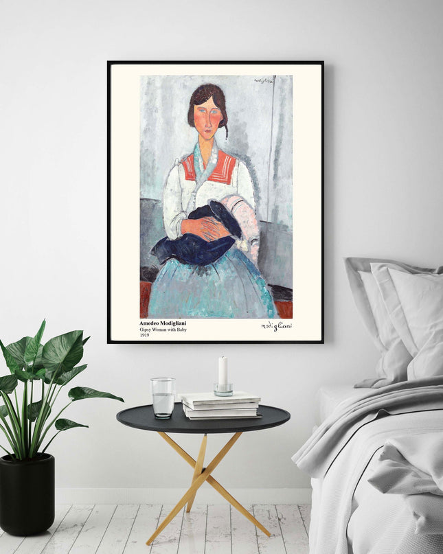 Amedeo Modigliani - Gypsy Woman with Baby Poster
