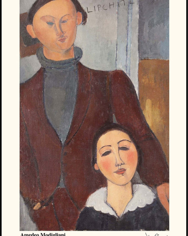 Amedeo Modigliani - Jacques and Berthe Lipchitz Poster