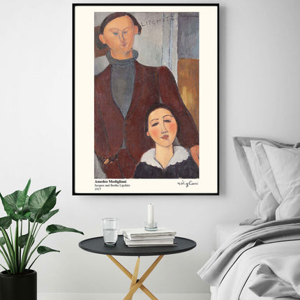 Amedeo Modigliani - Jacques and Berthe Lipchitz Poster