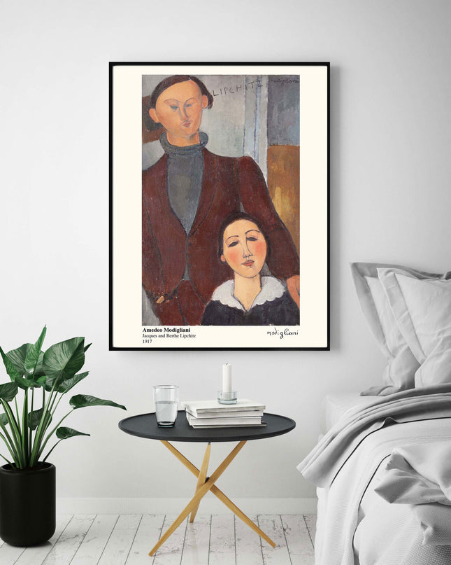Amedeo Modigliani - Jacques and Berthe Lipchitz Poster