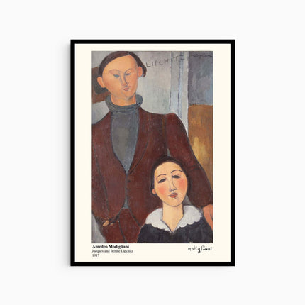 Amedeo Modigliani - Jacques and Berthe Lipchitz Poster