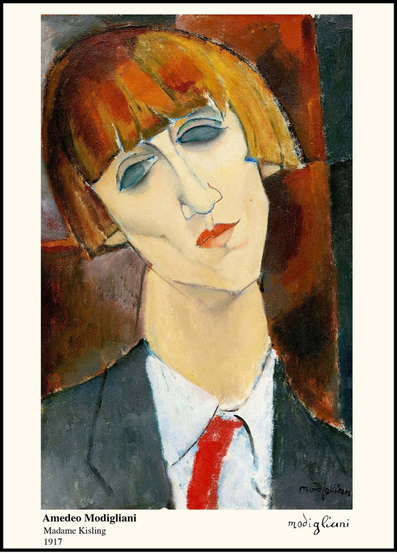 Amedeo Modigliani - Madame Kisling Poster