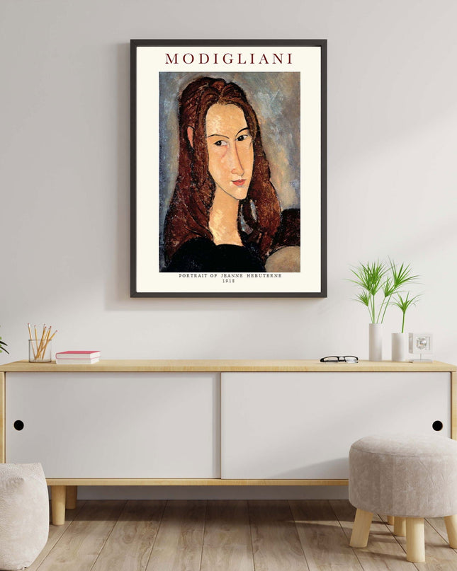 Amedeo Modigliani - Portrait of Jeanne Hebuterne Poster