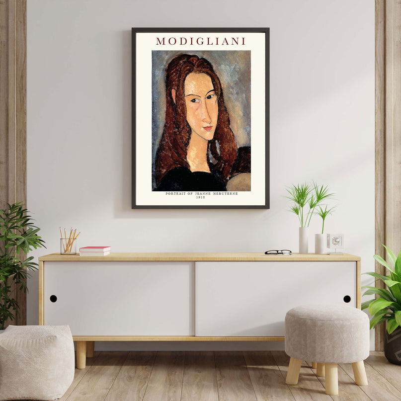 Amedeo Modigliani - Portrait of Jeanne Hebuterne Poster