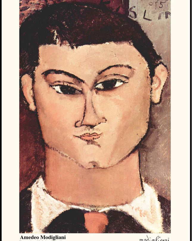 Amedeo Modigliani - Portrait of Moise Kiesling Poster