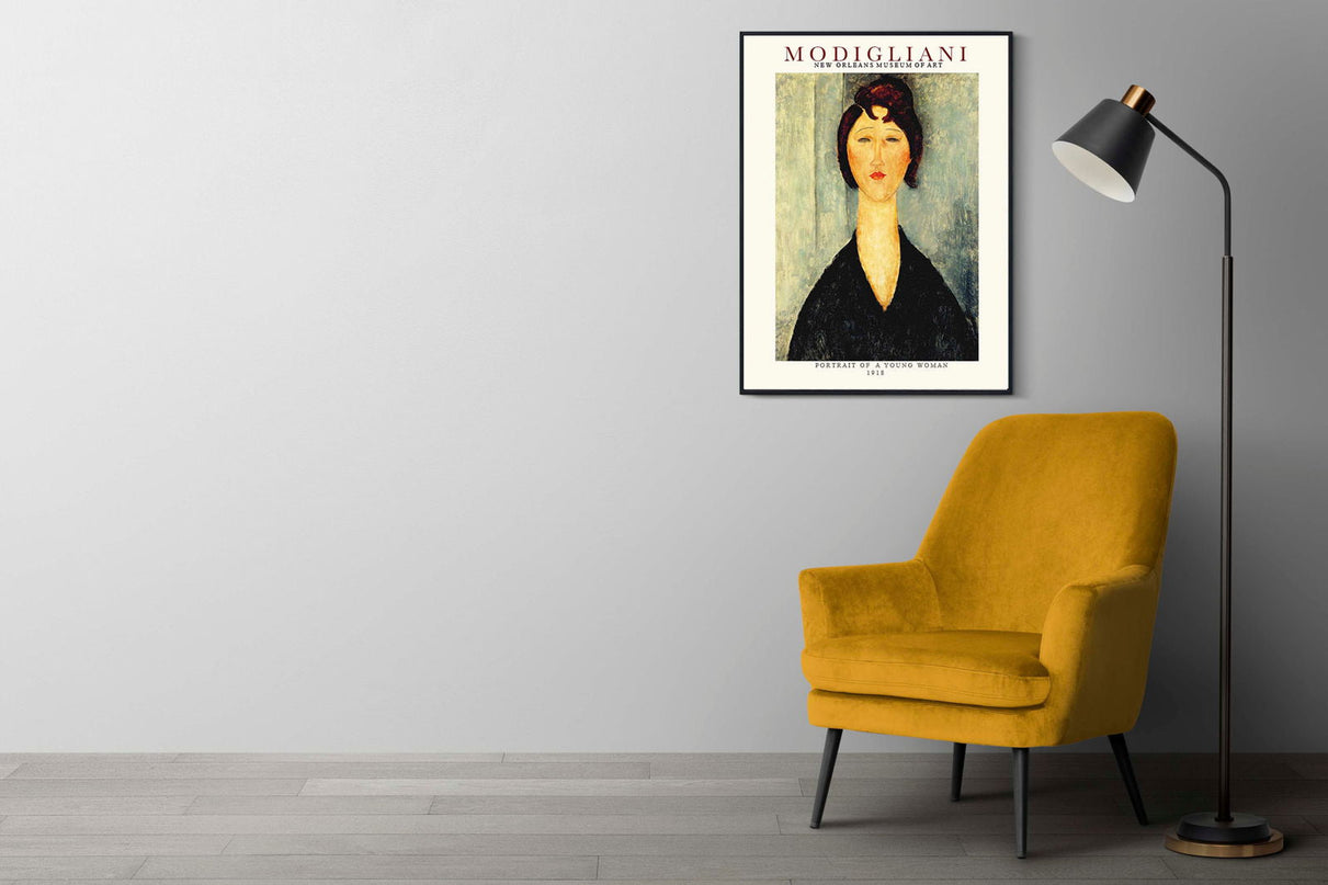 Amedeo Modigliani - Portrait of a Young Woman Poster