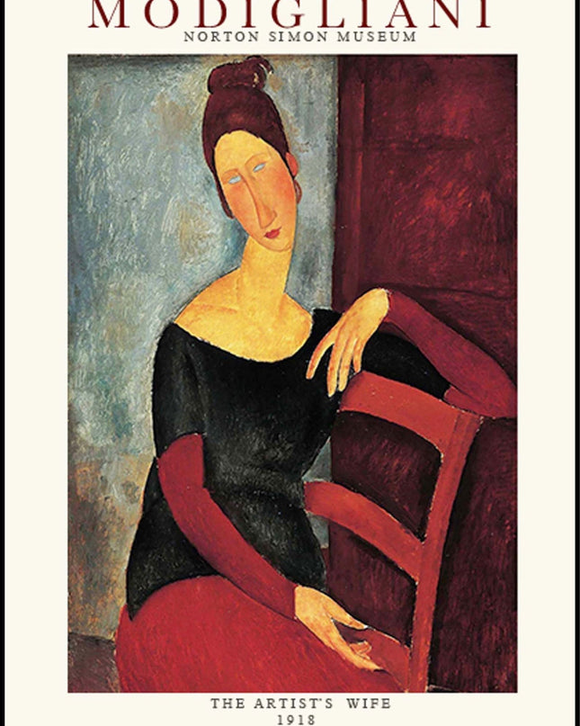 Amedeo Modigliani - Portrait of the Artist's Wife Poster