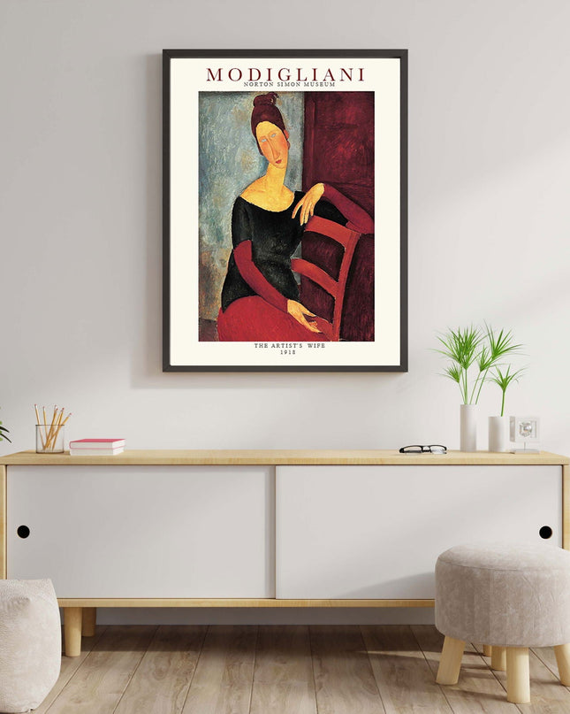 Amedeo Modigliani - Portrait of the Artist's Wife Poster