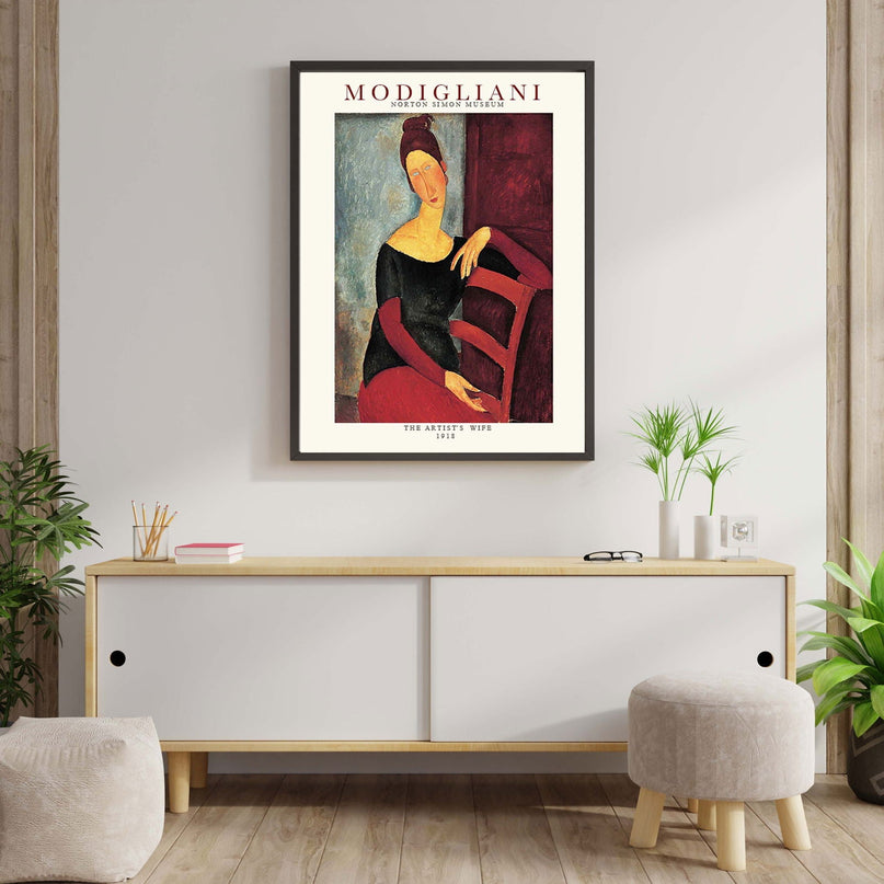 Amedeo Modigliani - Portrait of the Artist's Wife Poster