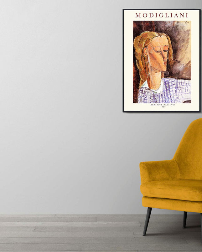 Amedeo Modigliani - Potrait of Beatrice Hastings Poster