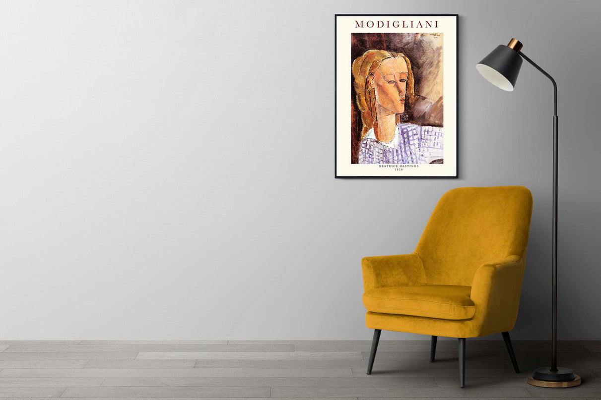 Amedeo Modigliani - Potrait of Beatrice Hastings Poster