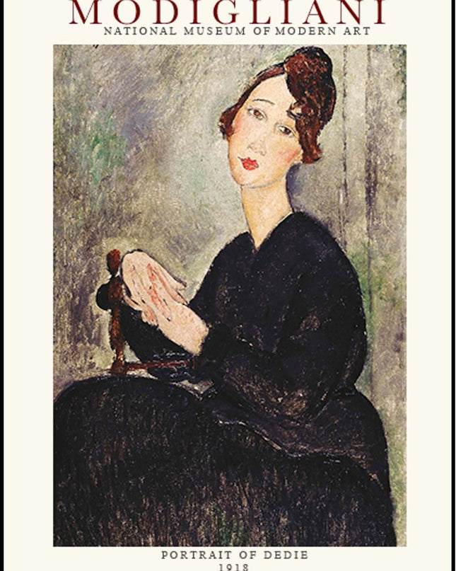 Amedeo Modigliani - Potrait of Dedie Poster