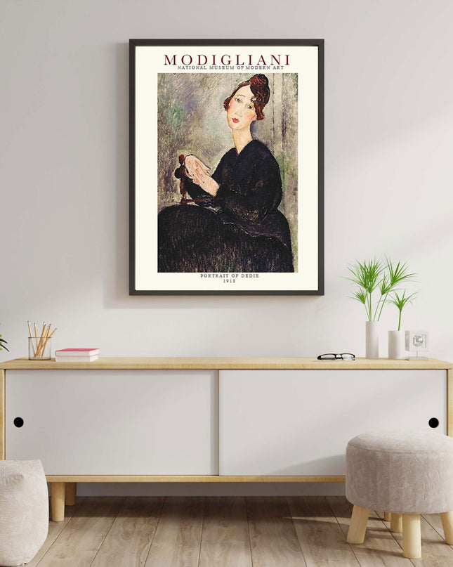 Amedeo Modigliani - Potrait of Dedie Poster
