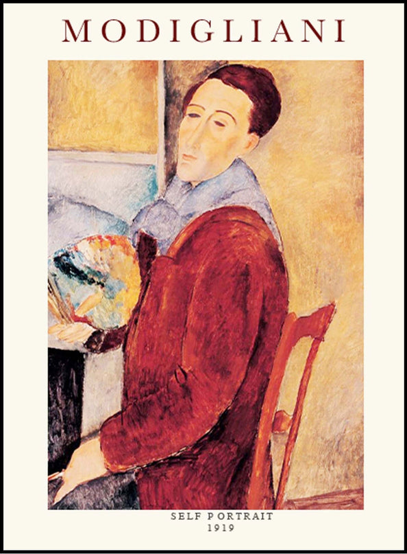 Amedeo Modigliani - Self-Portrait Poster