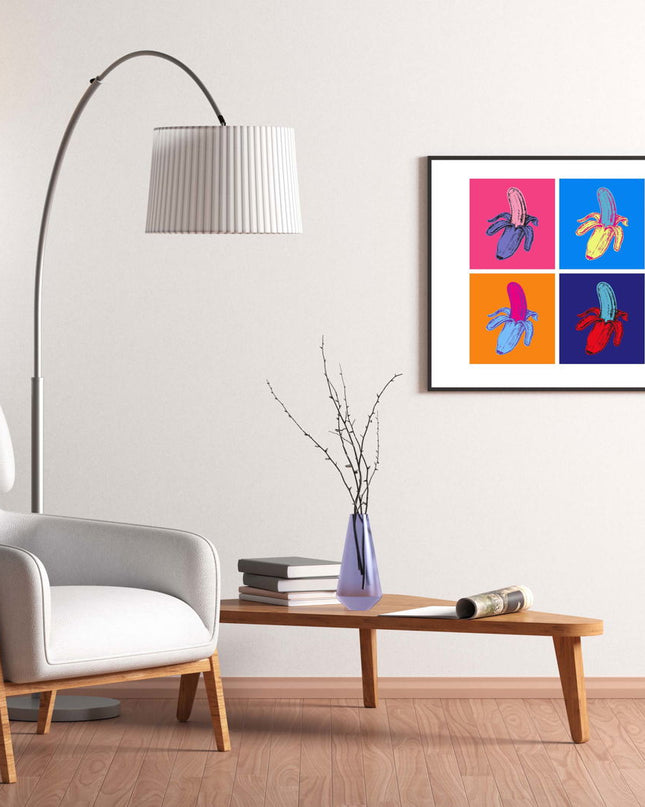 Andy Warhol Style - Bananas Poster