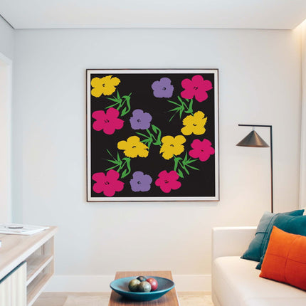 Andy Warhol Style - Flowers Poster