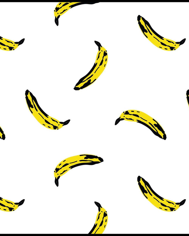 Andy Warhol Style - Seamless Patter with Bananas Poster