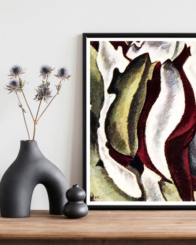 Arthur Dove - Based On Leaf Forms and Spaces