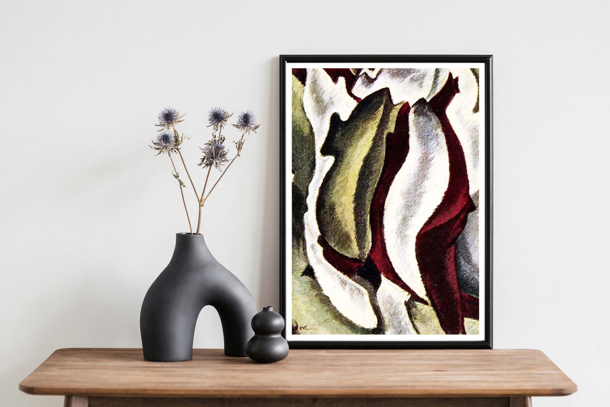 Arthur Dove - Based On Leaf Forms and Spaces