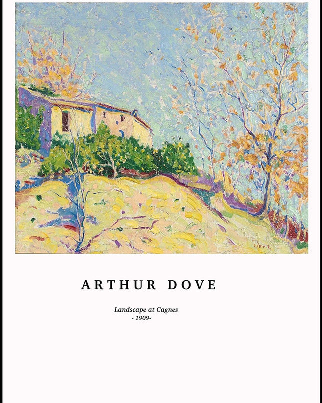 Arthur Dove - Landscape at Cagnes Poster