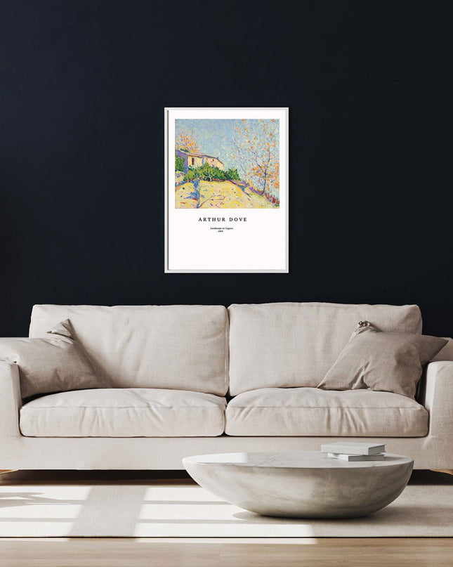 Arthur Dove - Landscape at Cagnes Poster