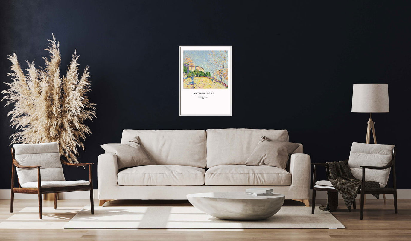 Arthur Dove - Landscape at Cagnes Poster