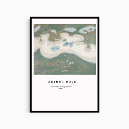 Arthur Dove - Snow on Ice, Huntington Harbor Poster
