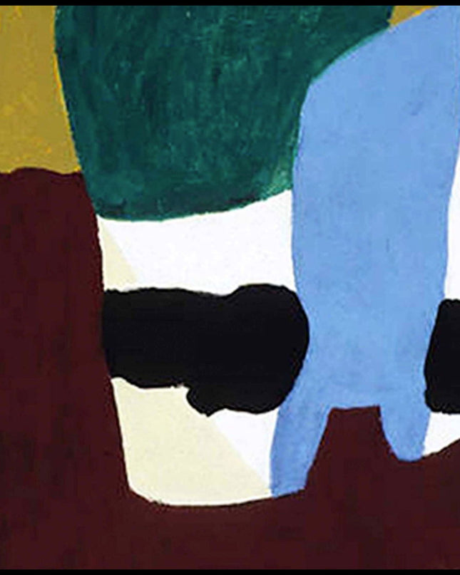 Arthur Dove - Uprights, Mars Violet and Blue