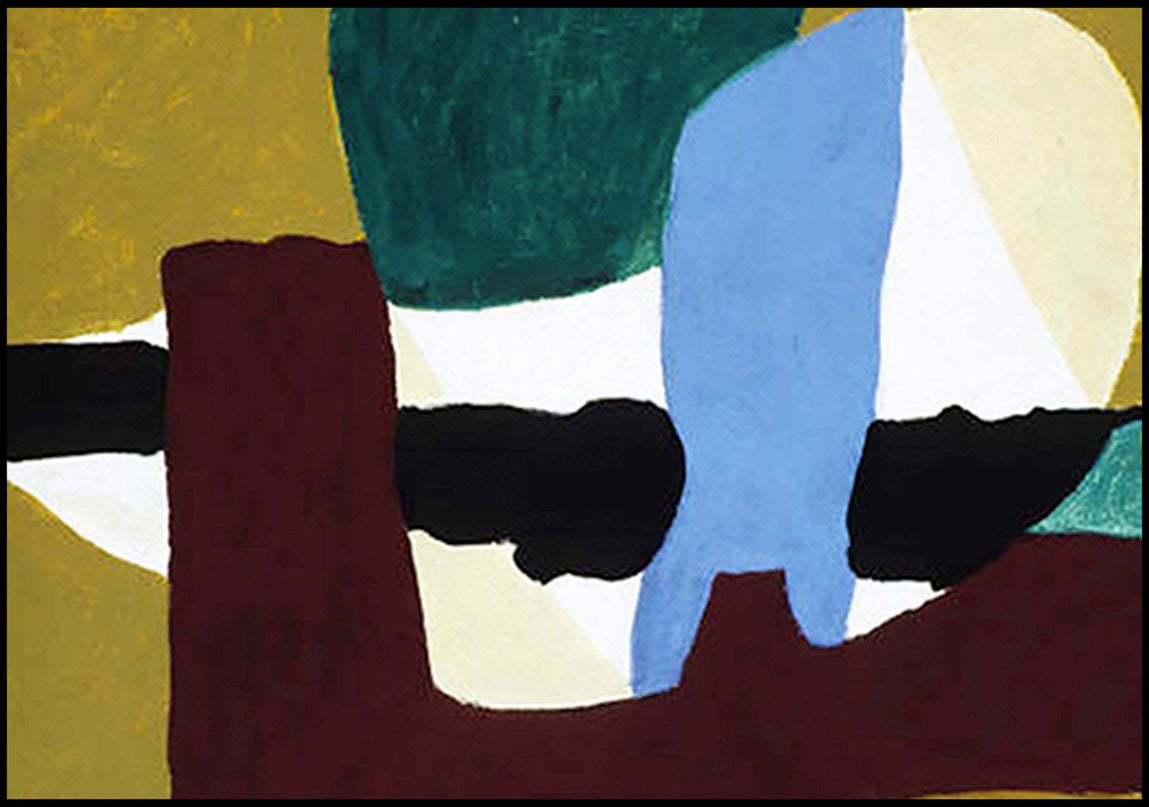 Arthur Dove - Uprights, Mars Violet and Blue