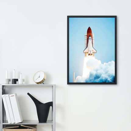 Atlantis Shuttle Launch Poster