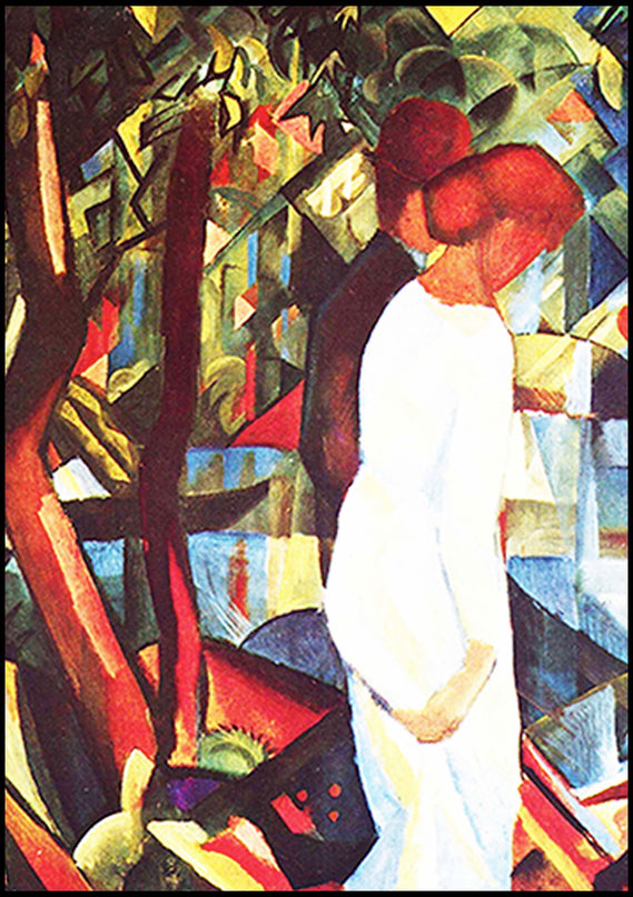 August Macke - A Couple In The Forest