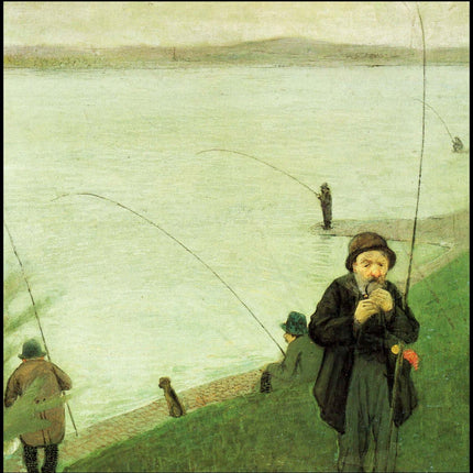 August Macke - Angler on the Rhine