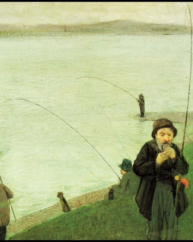 August Macke - Angler on the Rhine