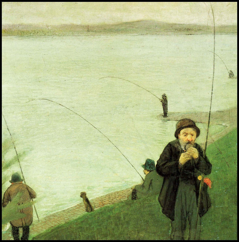August Macke - Angler on the Rhine