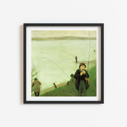 August Macke - Angler on the Rhine