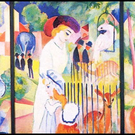 August Macke - Big Zoo, Triptych