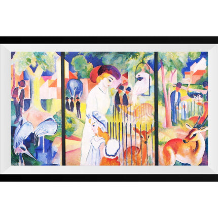 August Macke - Big Zoo, Triptych