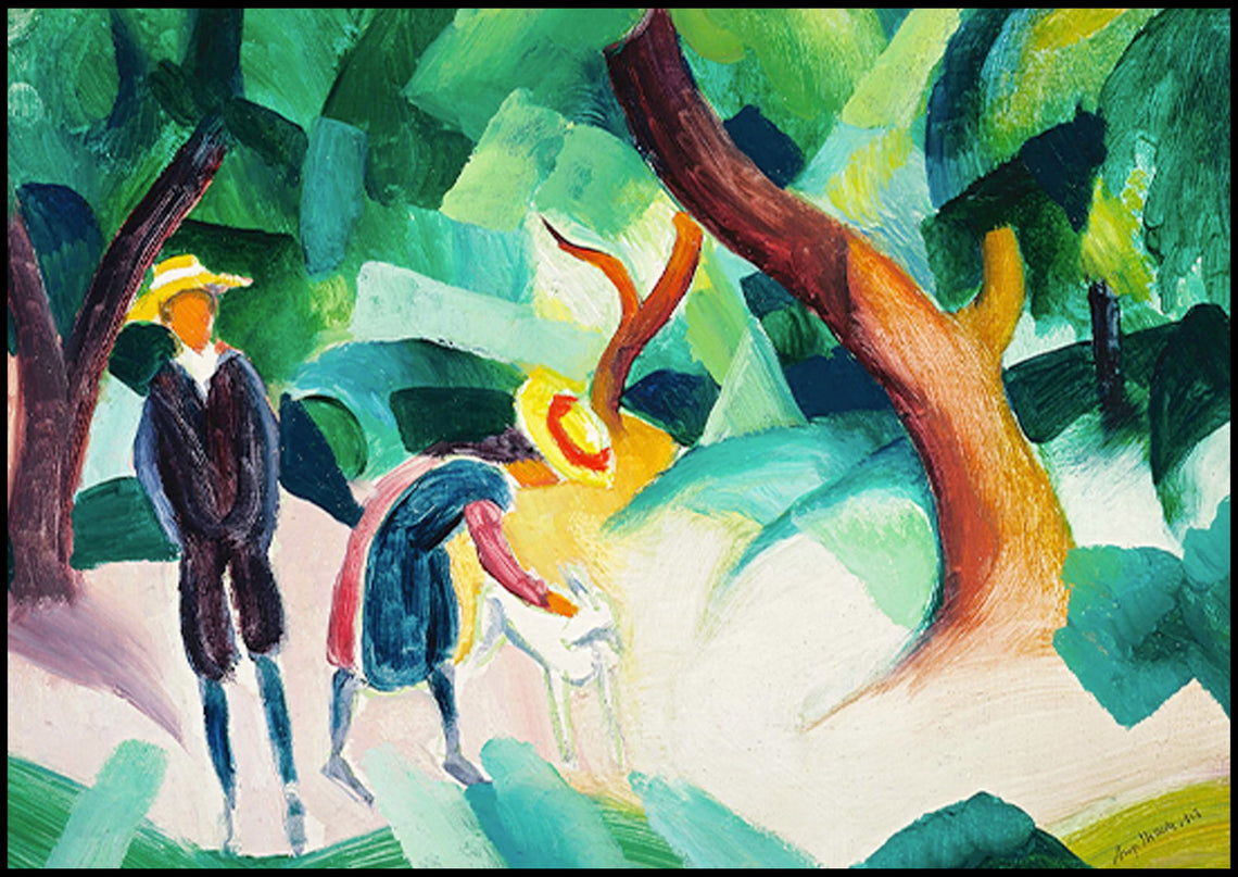 August Macke - Children with a Goat