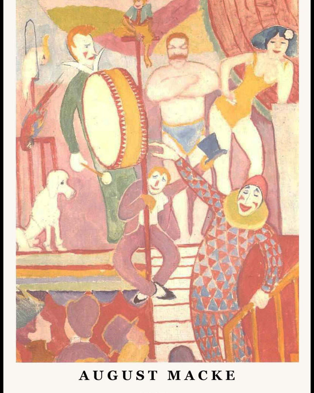 August Macke - Circus Poster