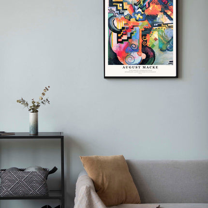 August Macke - Colored Composition Poster