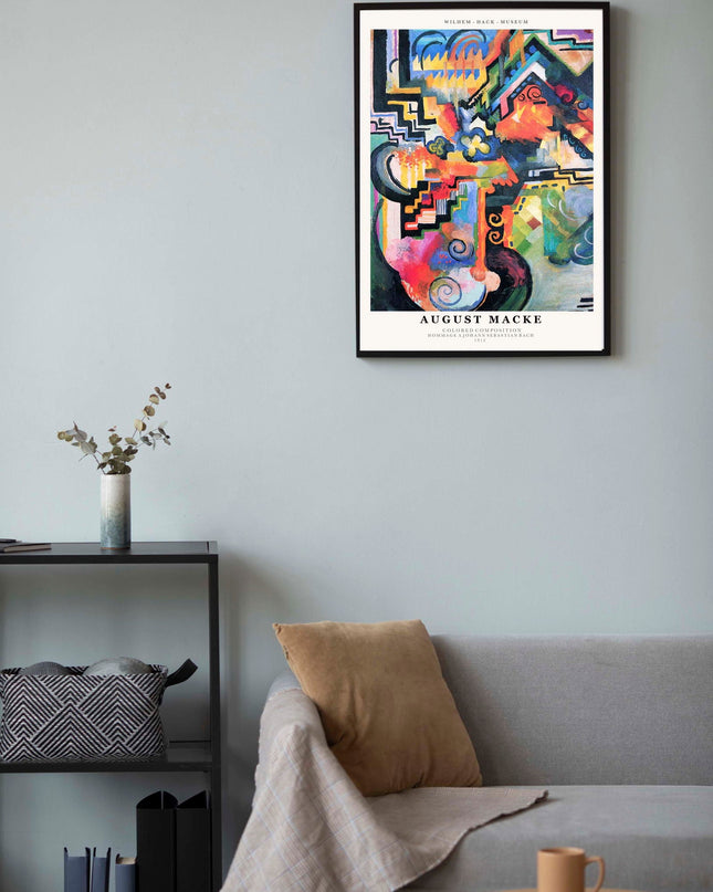 August Macke - Colored Composition Poster