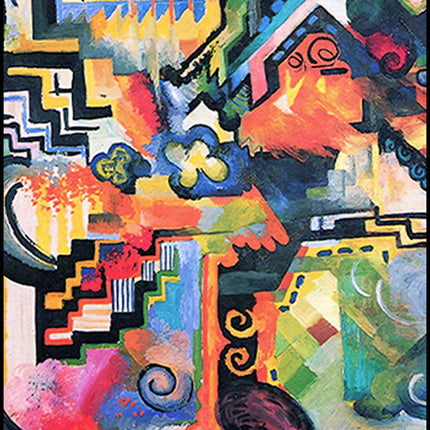 August Macke - Colored composition