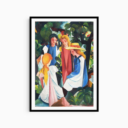 August Macke - Four Girls