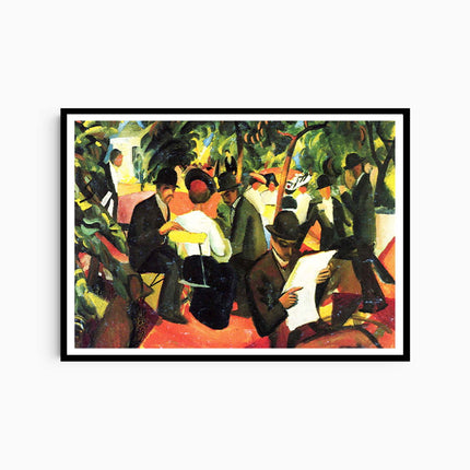 August Macke - Garden Restaurant